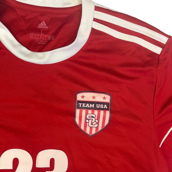 Adidas climalite team USA SC red and white jersey - Picture 5 of 6